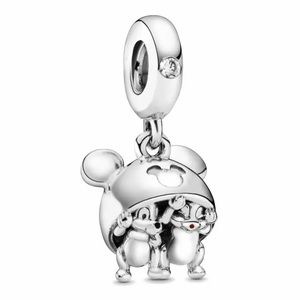 NWOT Disney Chip 'n Dale Mickey Ear Hat Dangle Charm